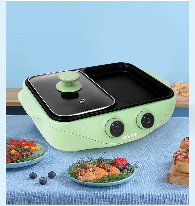 創維 多功能烤涮一體機 F901 (綠色), , large image number 0